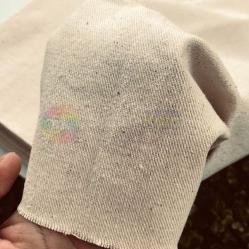 Kain Kanvas Katun Twill 2/1 Lebar 160 cm Greige